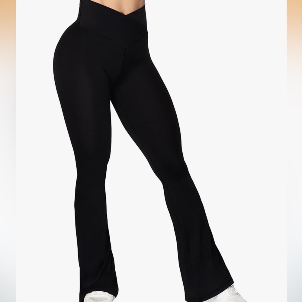 Women's Black Flared Pants